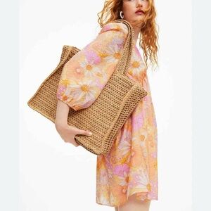 H&M Women's Pink and Orange Dress| NWOT